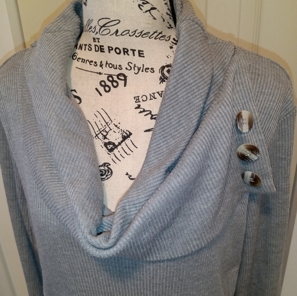 Gray l/s Winter Dress. Size XL - Picture 5 of 5